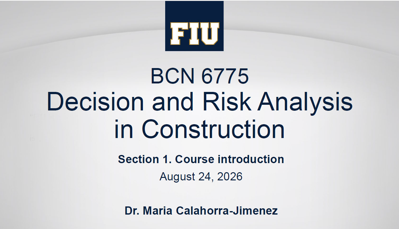 Welcome to Fall 2026!